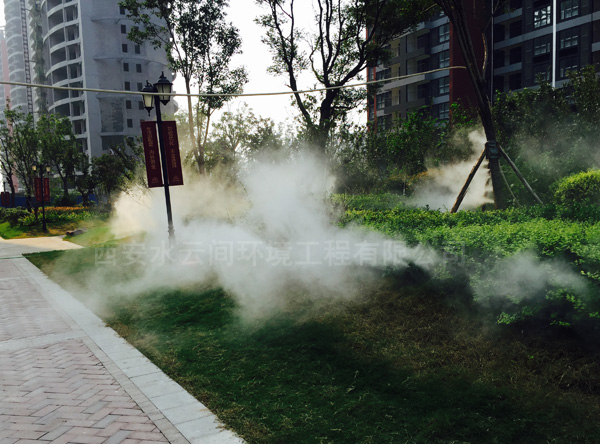小區(qū)景觀造霧
