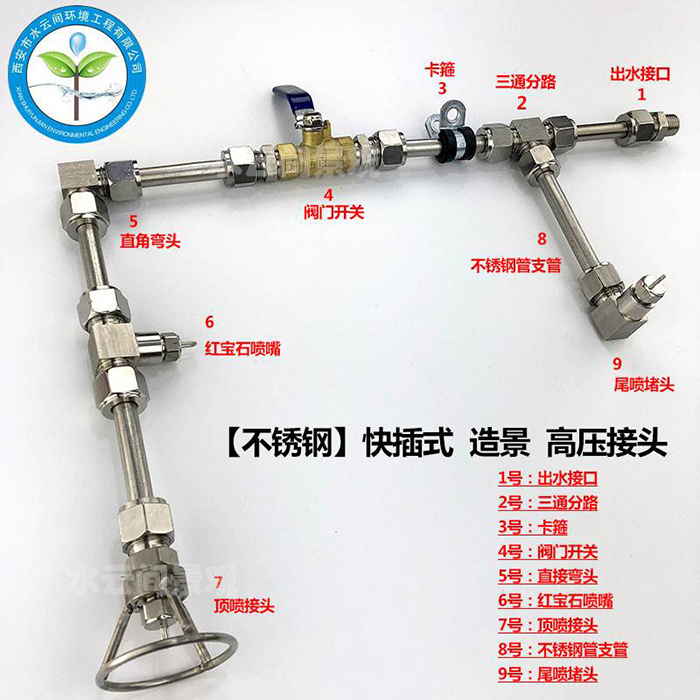 三節(jié)防堵霧化噴頭